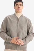 This bomber jacket elevates a classic
